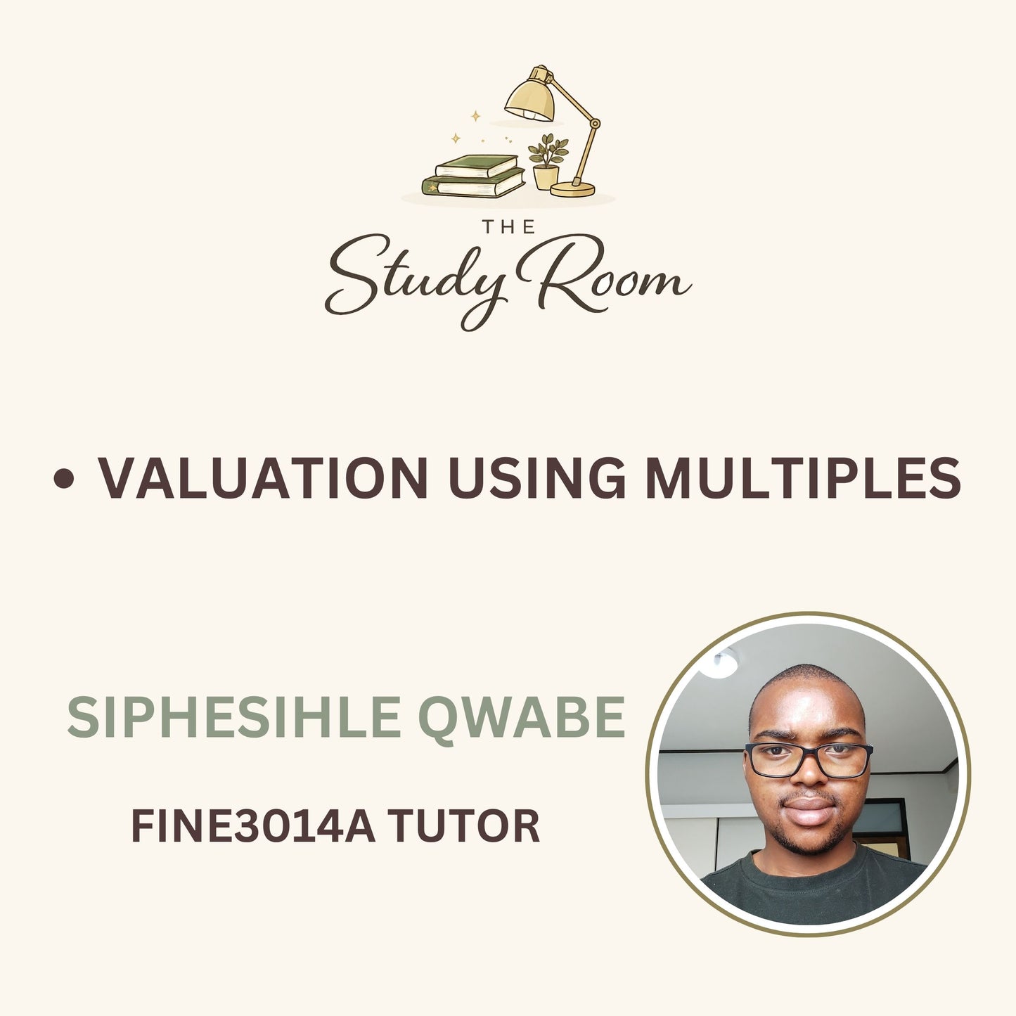 FINE3014A TUTOR CLASS - VALUATION USING MULTIPLES