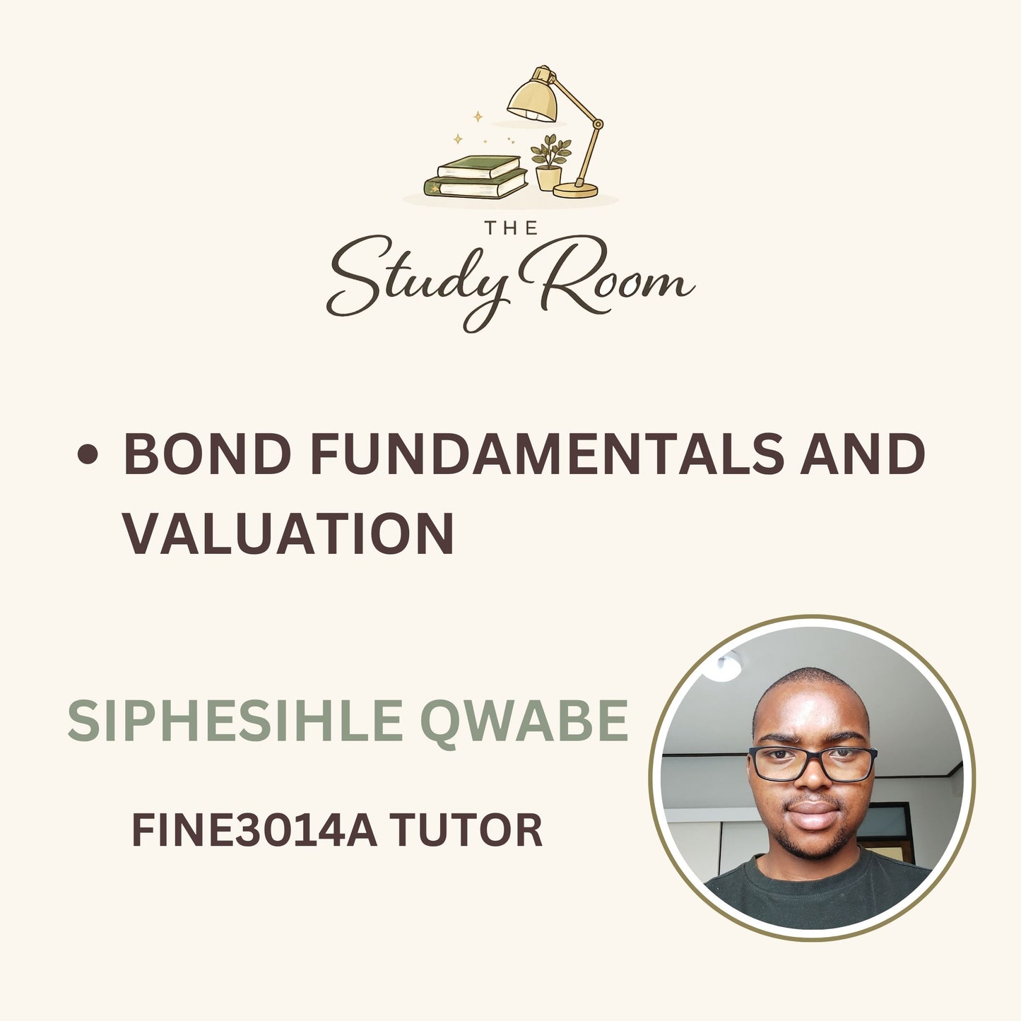FINE3014A TUTOR CLASS - BOND FUNDAMENTALS AND VALUATION