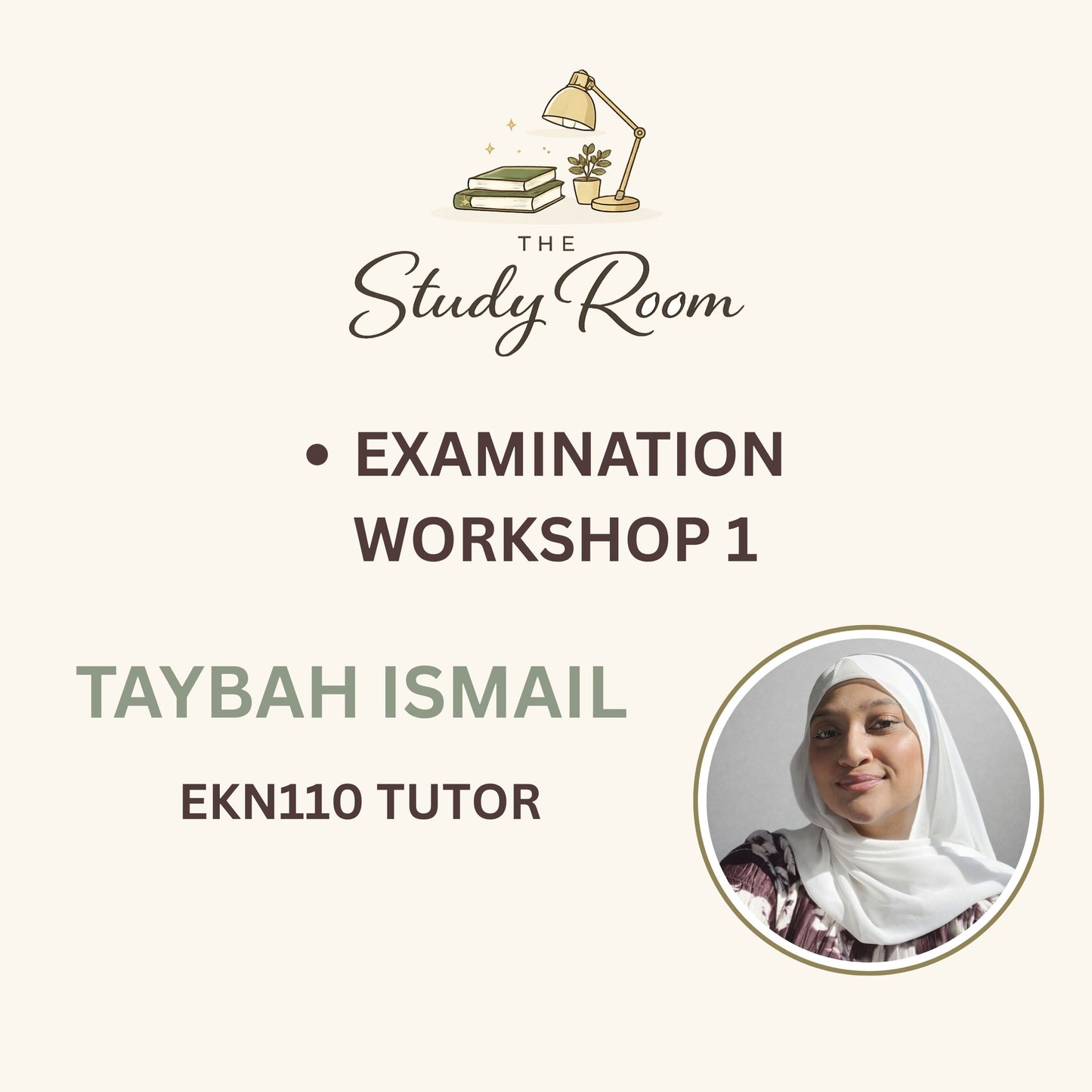 EKN110 EXAMINATION WORKSHOP 1