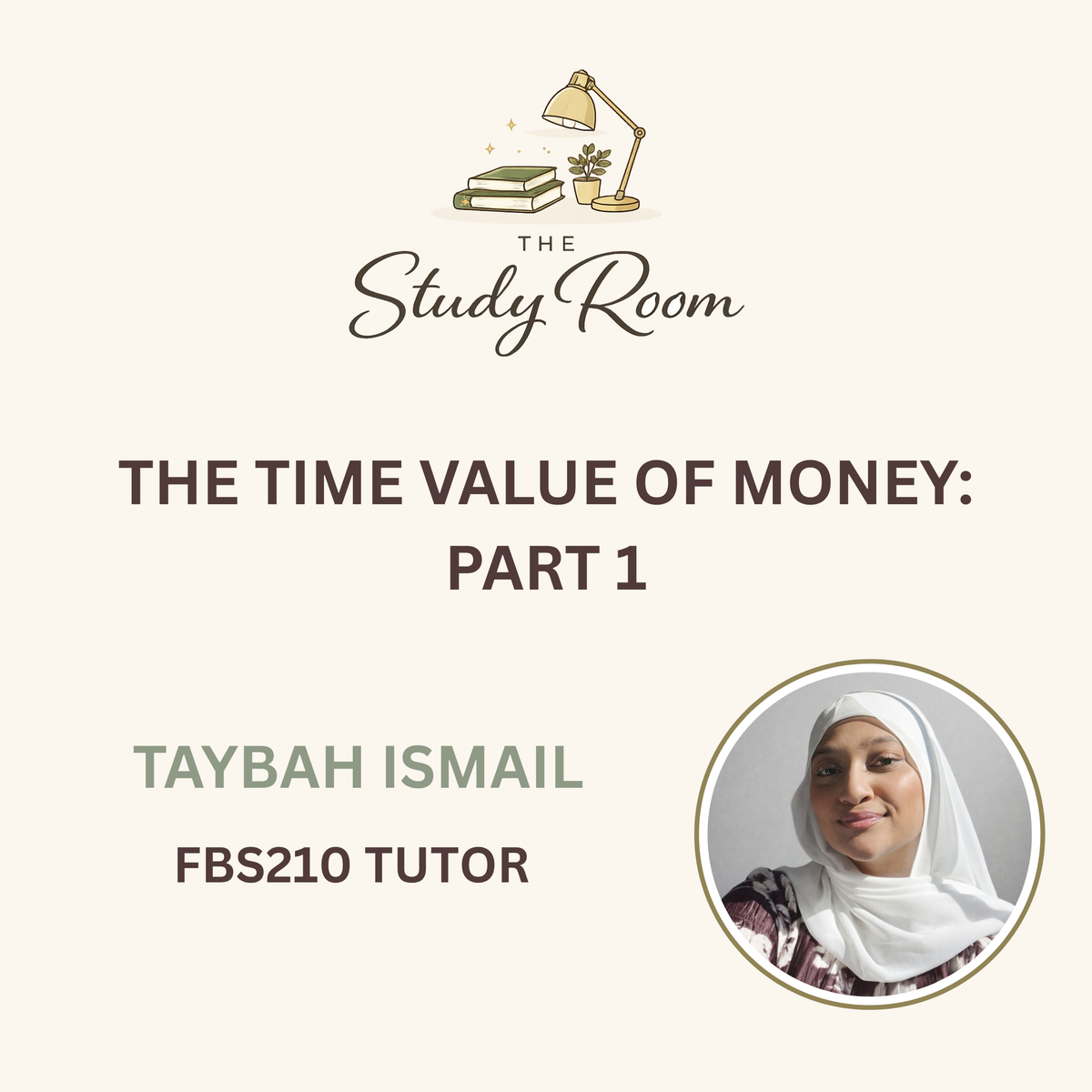 FBS210 TUTOR CLASS - THE TIME VALUE OF MONEY: PART 1