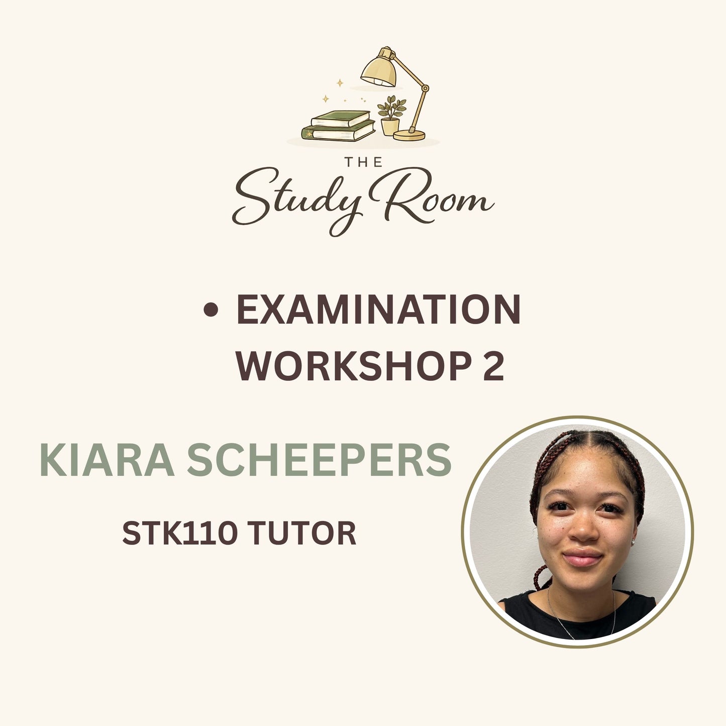 STK110 EXAMINATION WORKSHOP 2