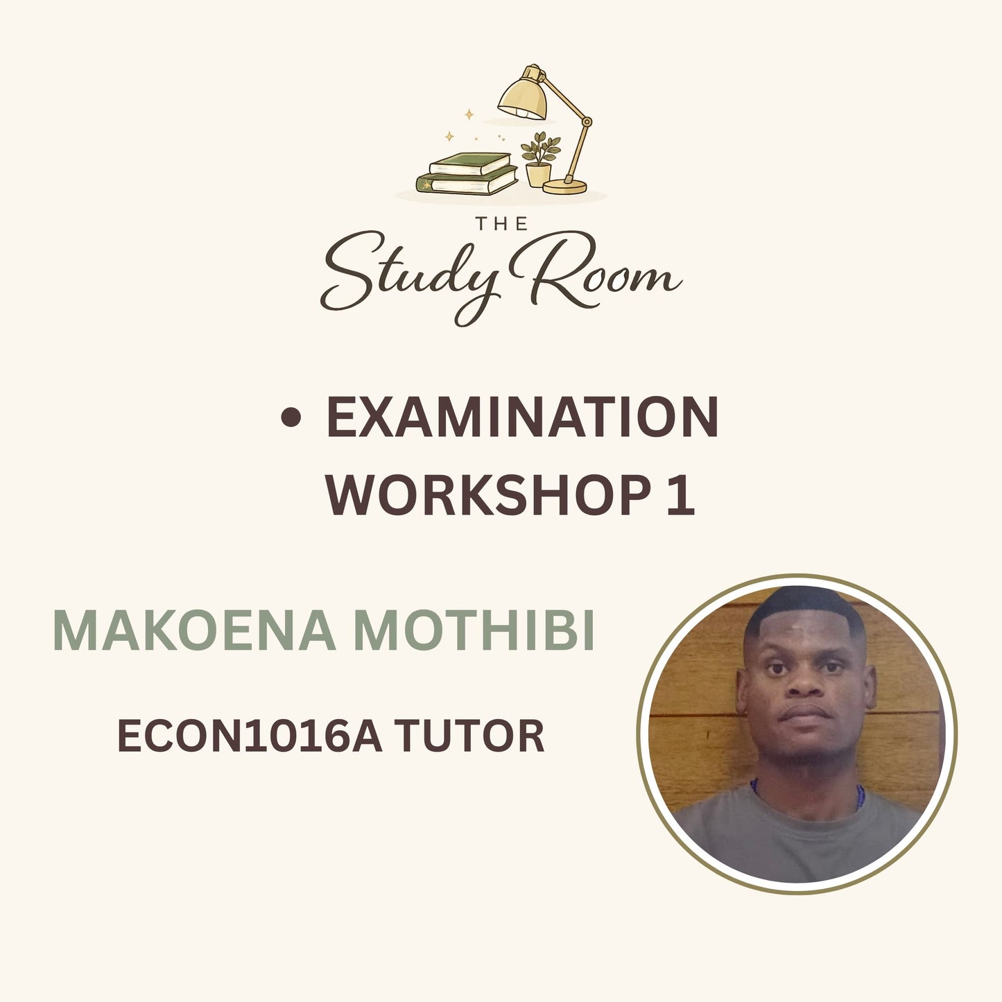 ECON1016A EXAMINATION WORKSHOP 1