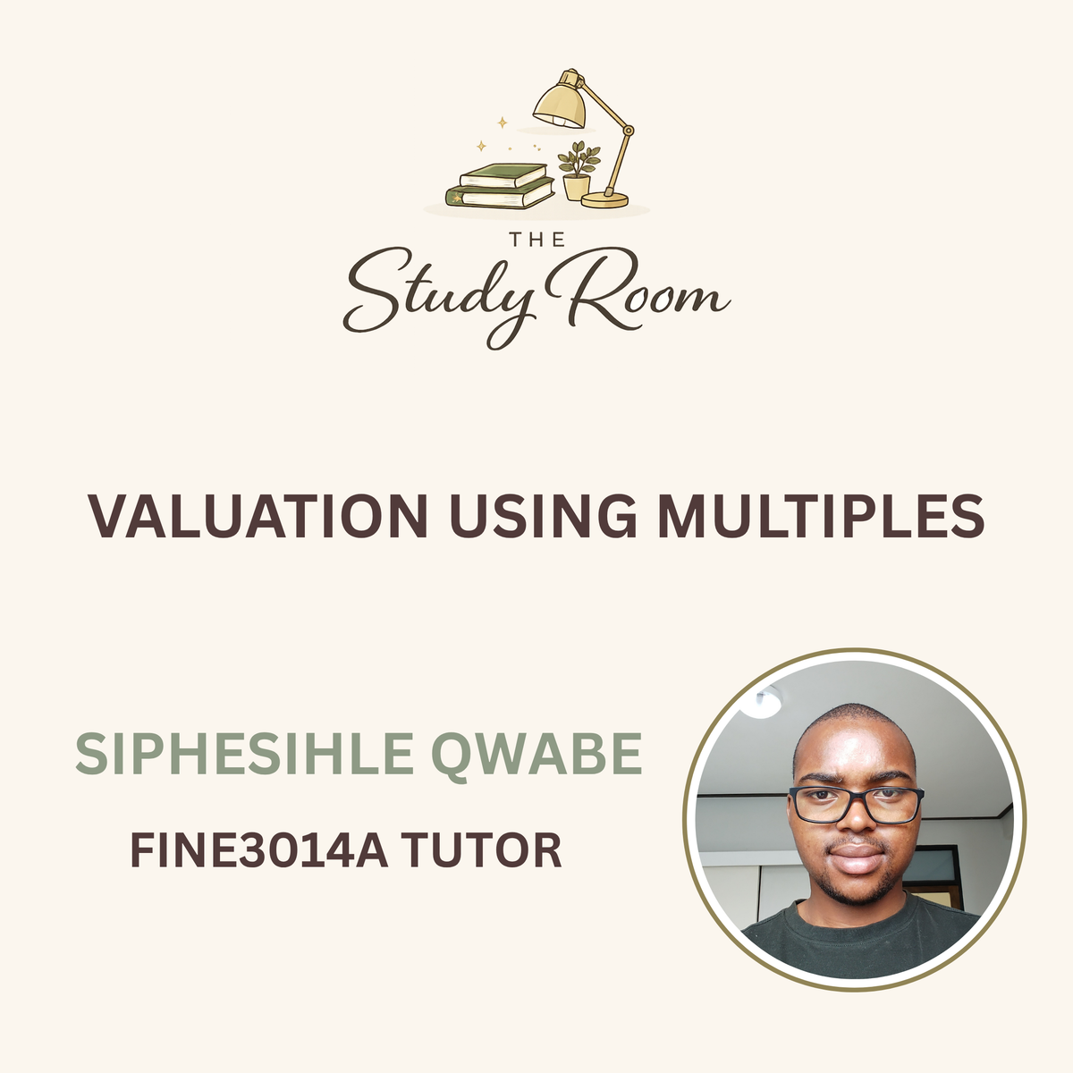 FINE3014A TUTOR CLASS - VALUATION USING MULTIPLES