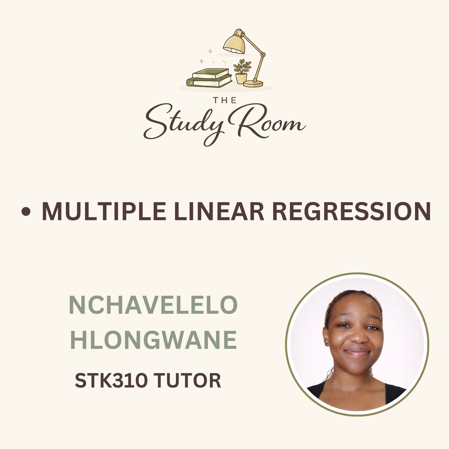 STK310 TUTOR CLASS - MULTIPLE LINEAR REGRESSION