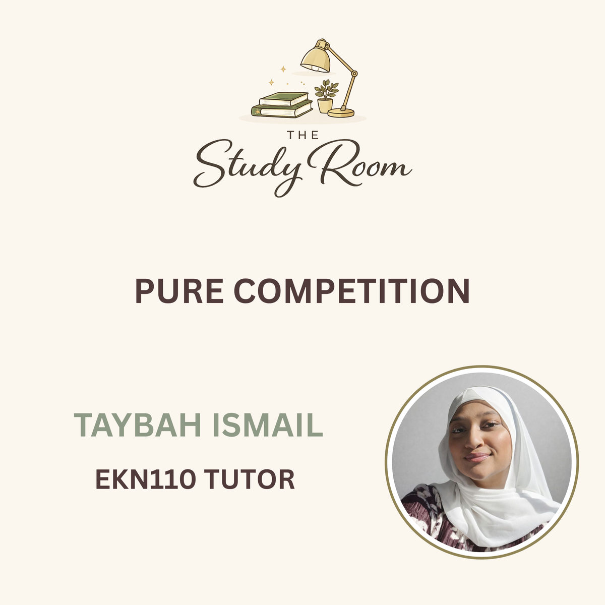 EKN110 TUTOR CLASS - PURE COMPETITION