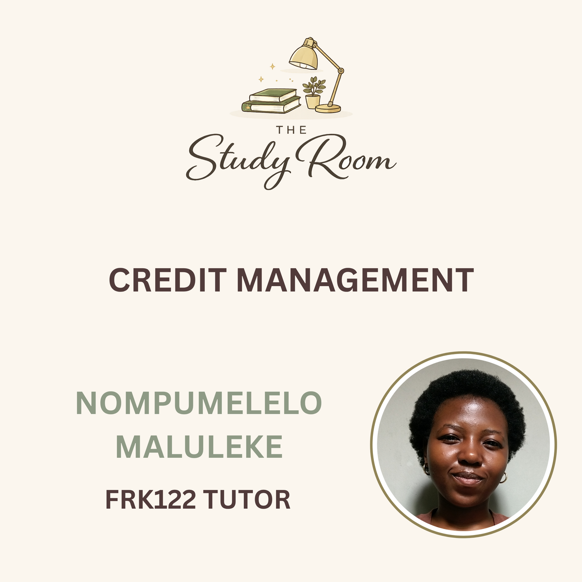 FRK122 TUTOR CLASS - CREDIT MANAGEMENT