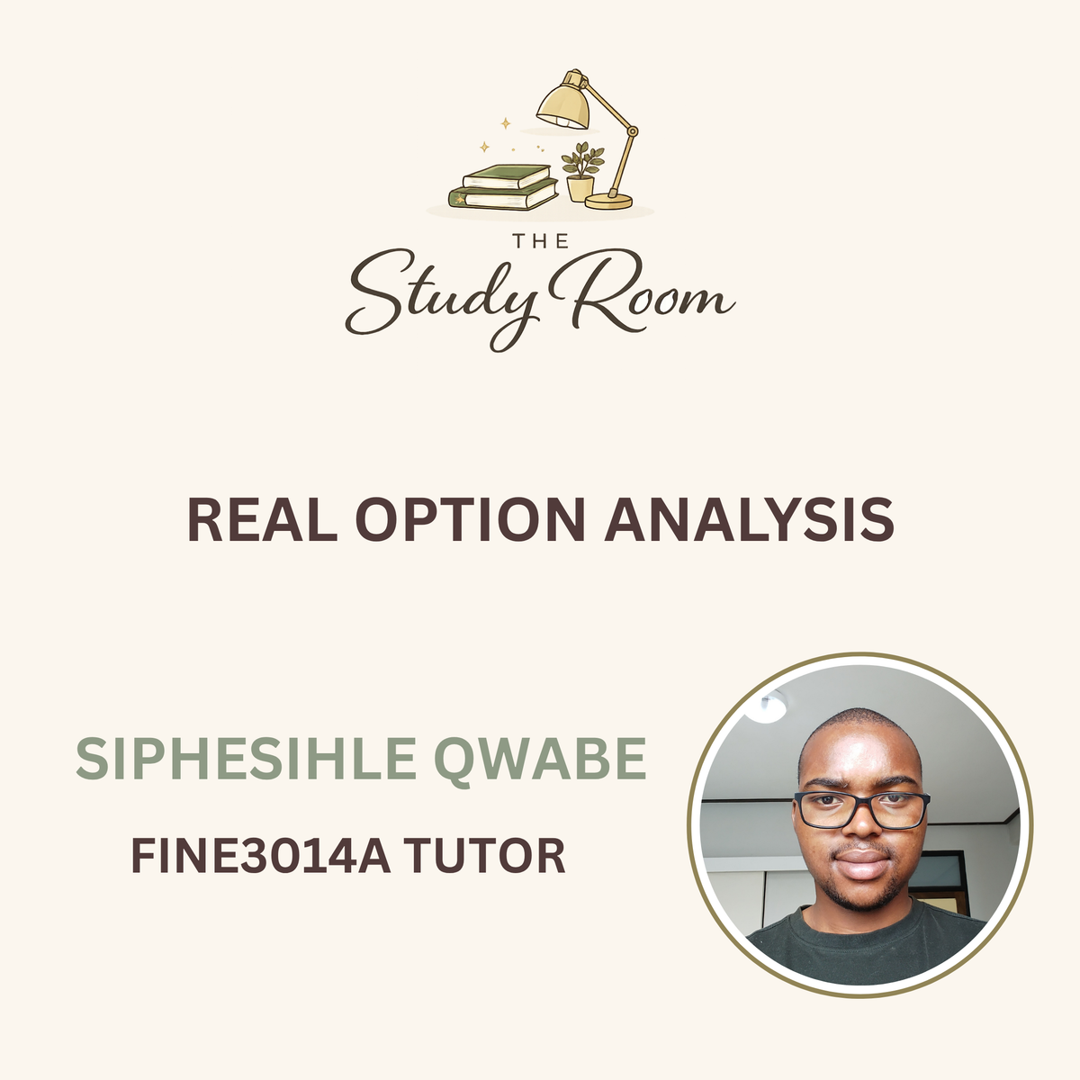 FINE3014A TUTOR CLASS - REAL OPTION ANALYSIS