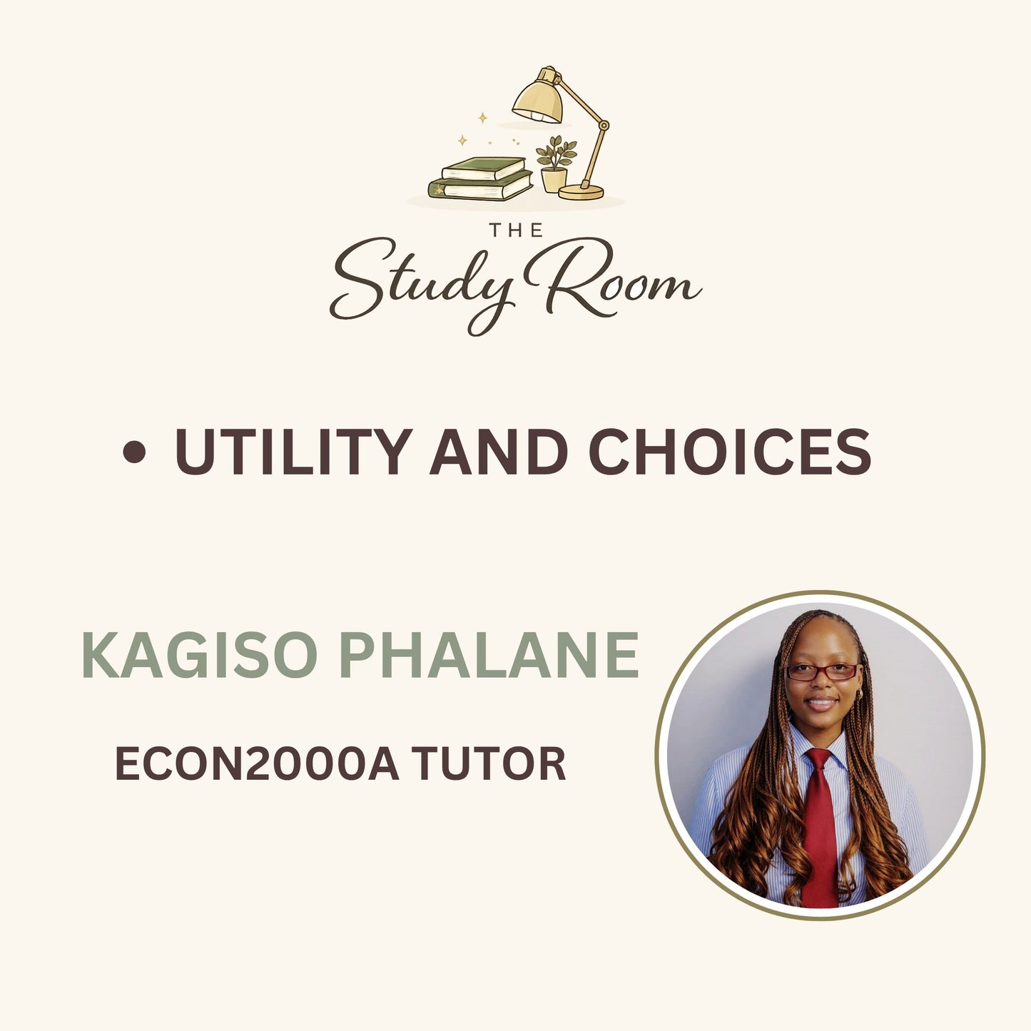 ECON2000A TUTOR CLASS - UTILITY AND CHOICES