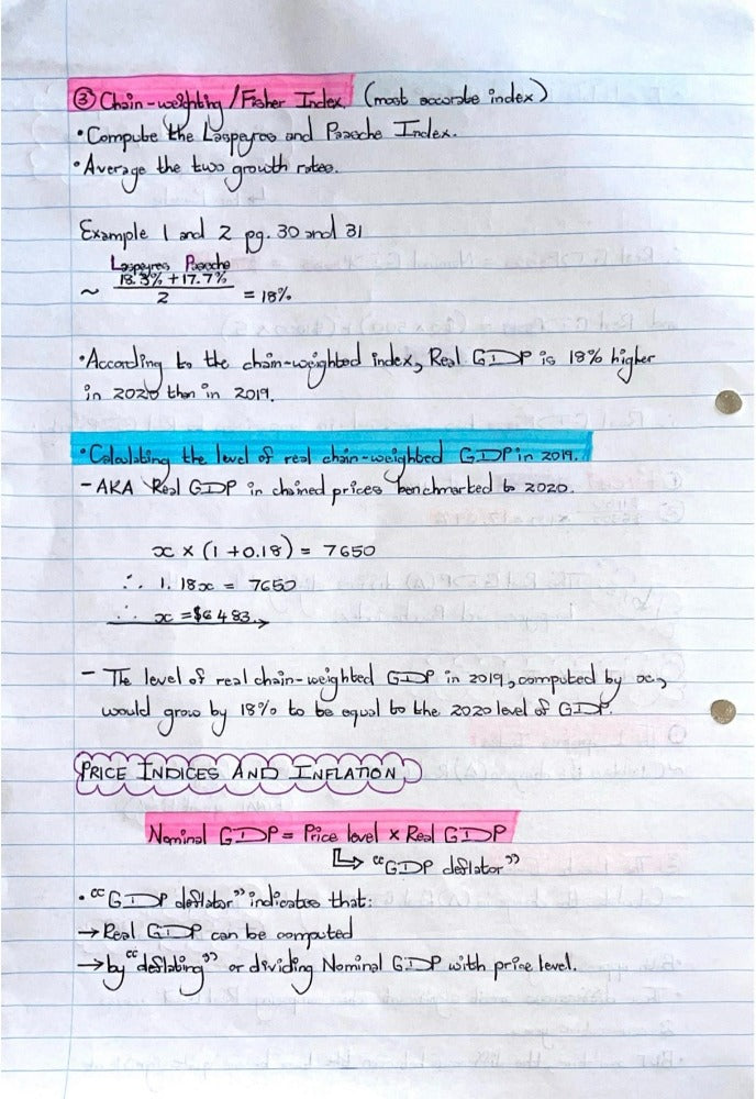 EKN214 NOTES - MEASURING THE MACROECONOMY