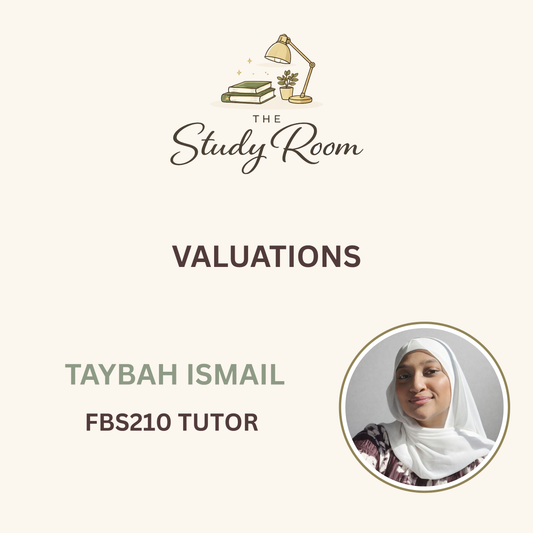 FBS210 TUTOR CLASS - VALUATIONS