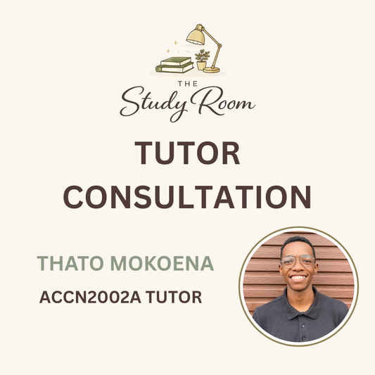 ACCN2002A TUTOR CONSULTATION
