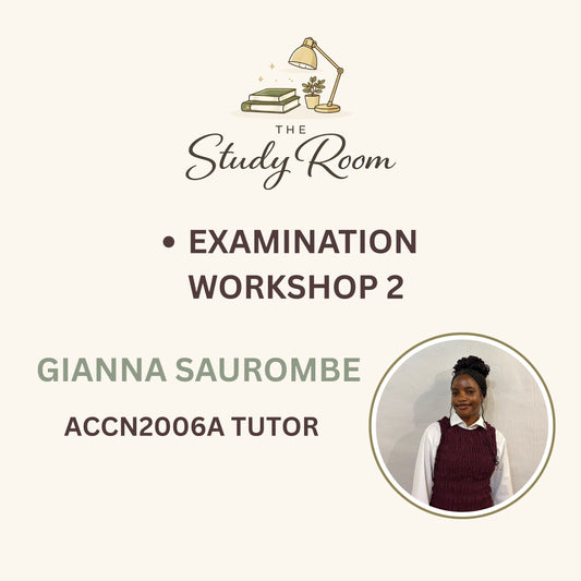 ACCN2006A EXAMINATION WORKSHOP 2