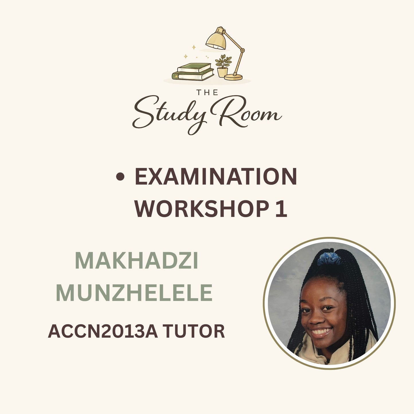 ACCN2013A EXAMINATION WORKSHOP 1