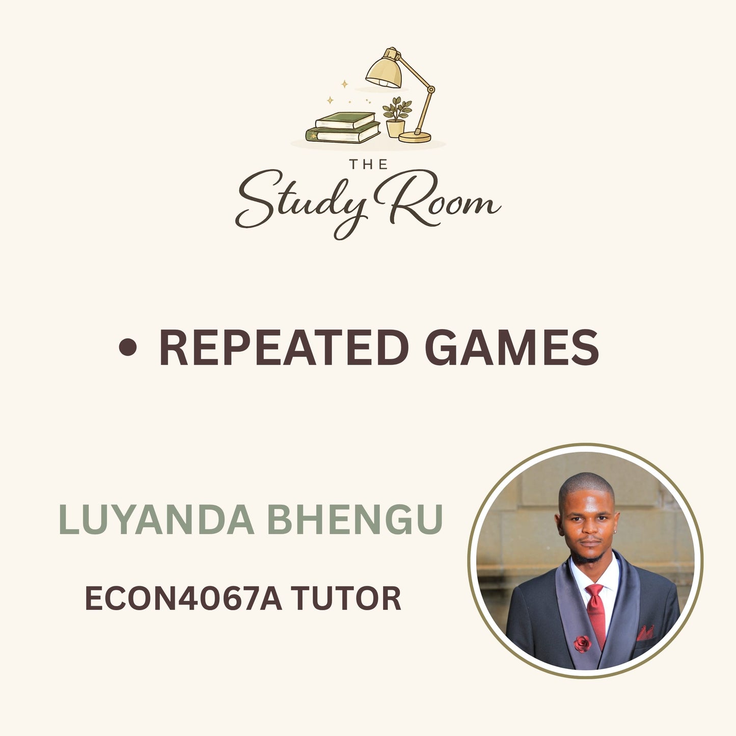 ECON4067A TUTOR CLASS - REPEATED GAMES