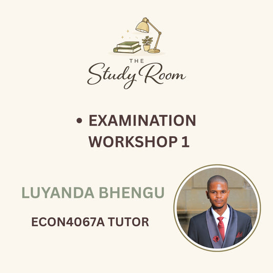 ECON4067A EXAMINATION WORKSHOP 1