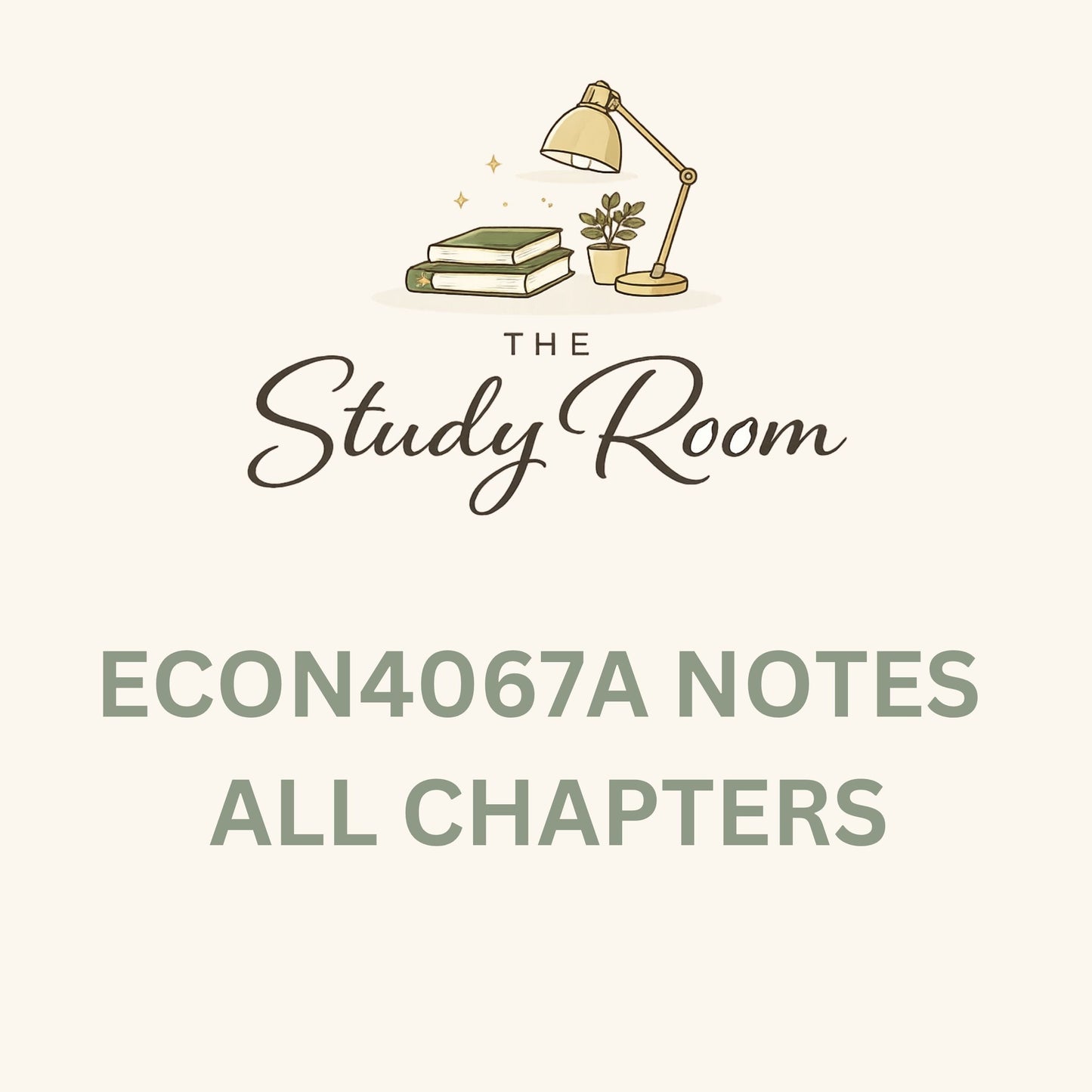 ECON4067A (THEORY) NOTES - ALL CHAPTERS