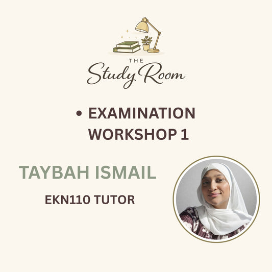 EKN110 EXAMINATION WORKSHOP 1