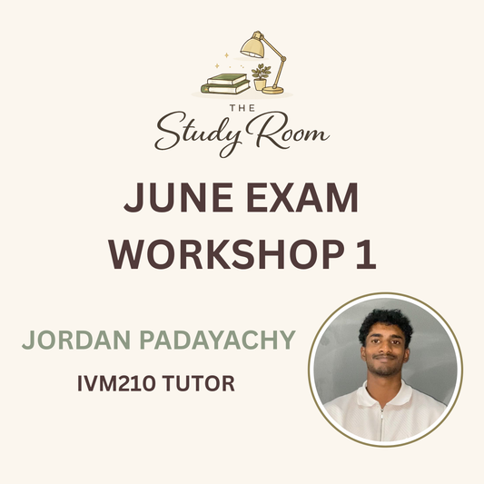 IVM210 EXAM WORKSHOP 1