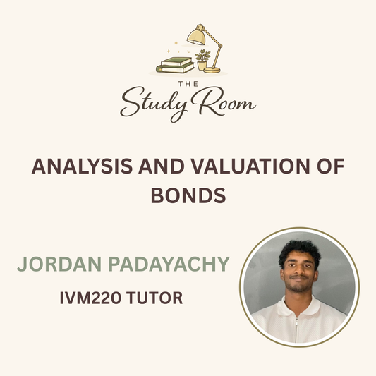 IVM220 TUTOR CLASS - ANALYSIS AND VALUATION OF BONDS