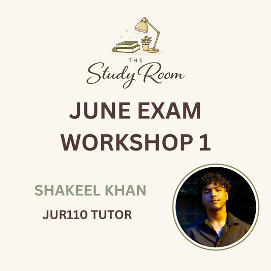JUR110 EXAM WORKSHOP 1