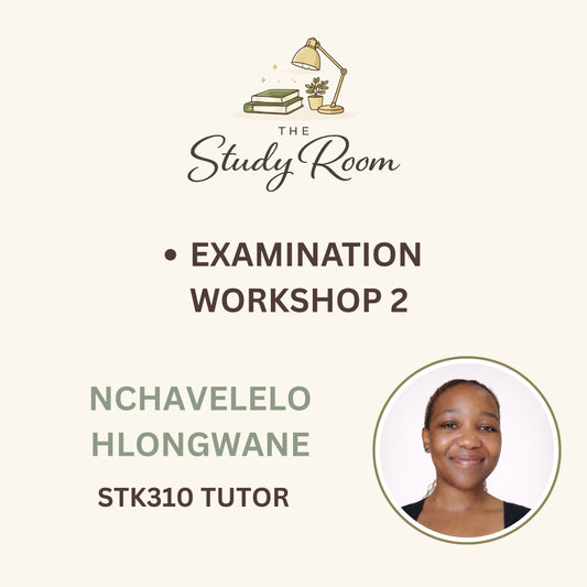 STK310 EXAMINATION WORKSHOP 2