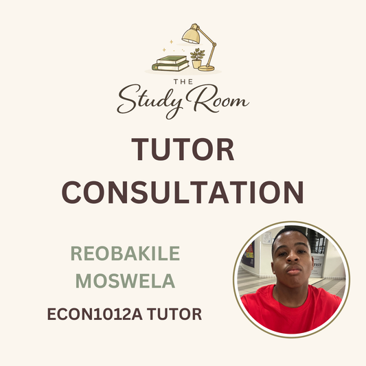 ECON1012A TUTOR CONSULTATION