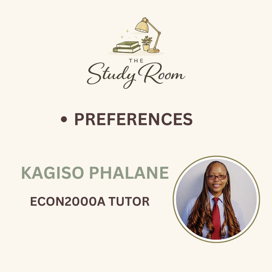 ECON2000A TUTOR CLASS - PREFERENCES