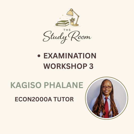 ECON2000A EXAMINATION WORKSHOP 3
