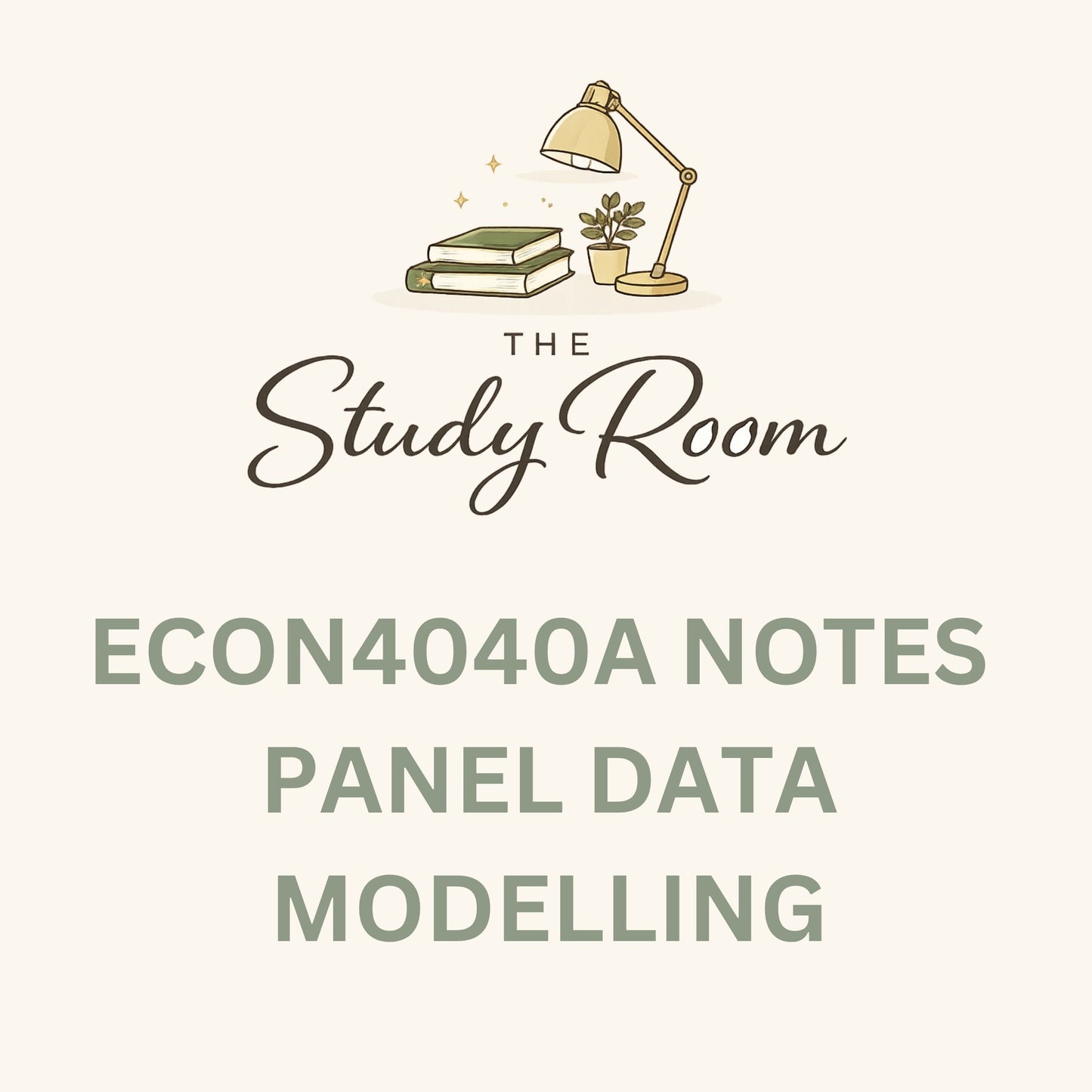 ECON4040A NOTES - PANEL DATA MODELLING