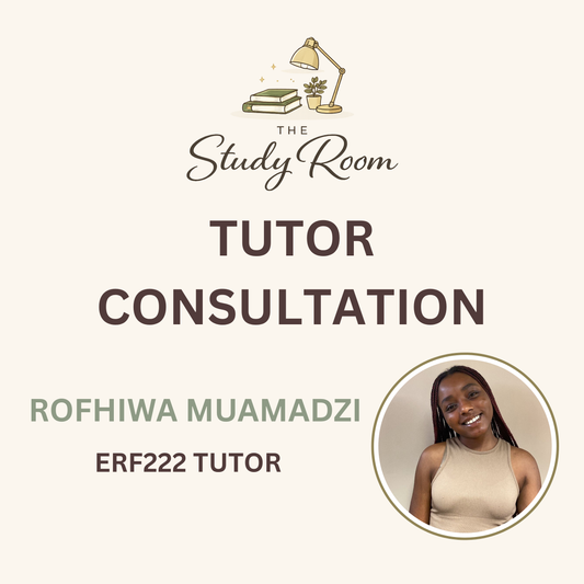 ERF222 TUTOR CONSULTATION