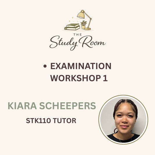 STK110 EXAMINATION WORKSHOP 1