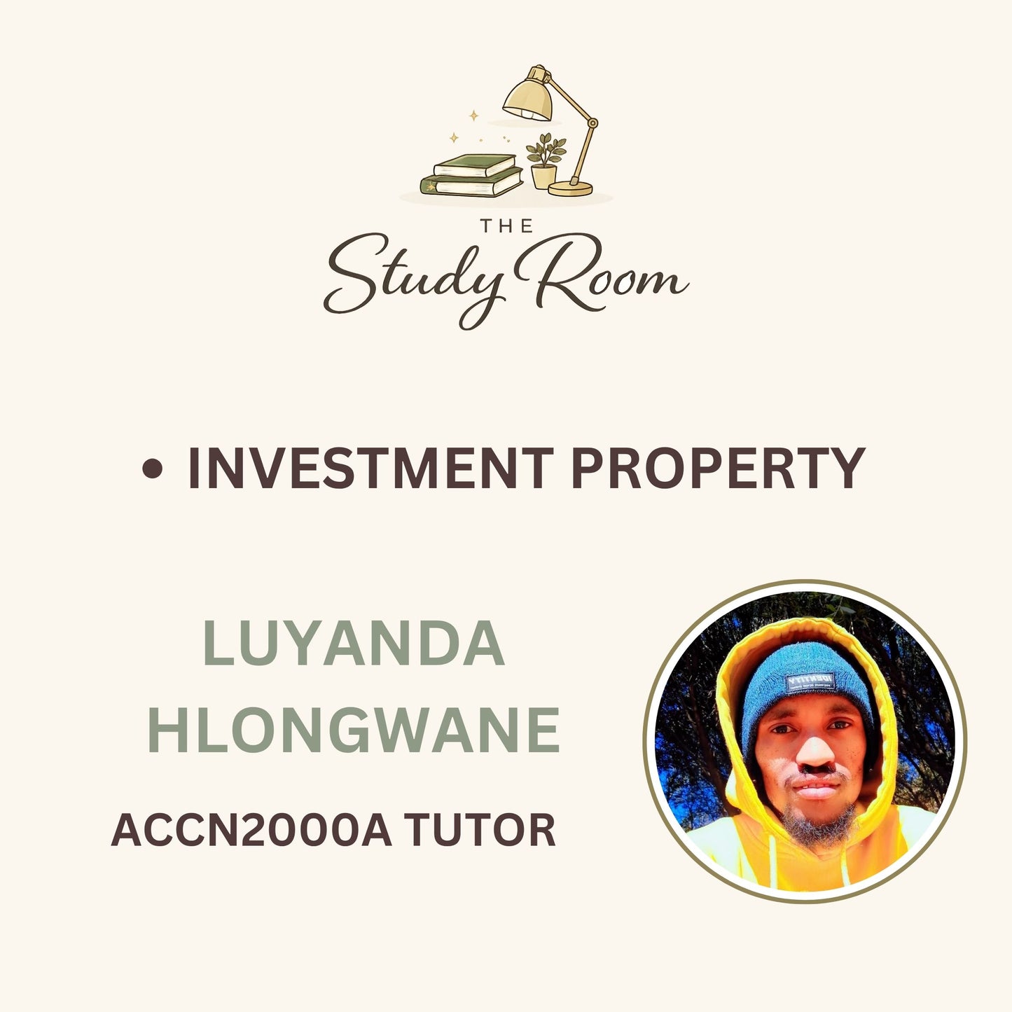 ACCN2000A TUTOR CLASS - INVESTMENT PROPERTY