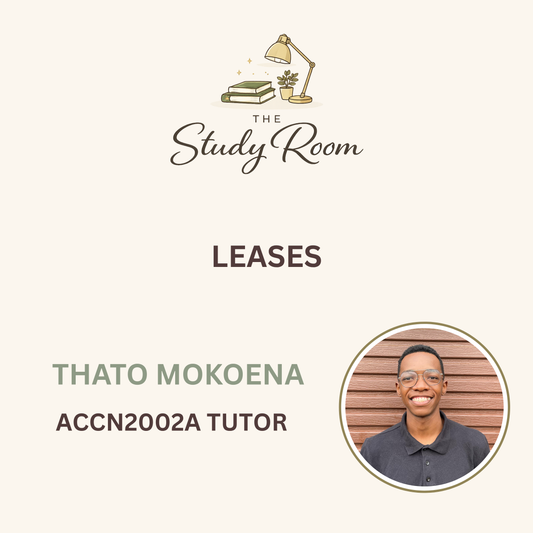 ACCN2002A TUTOR CLASS - LEASES