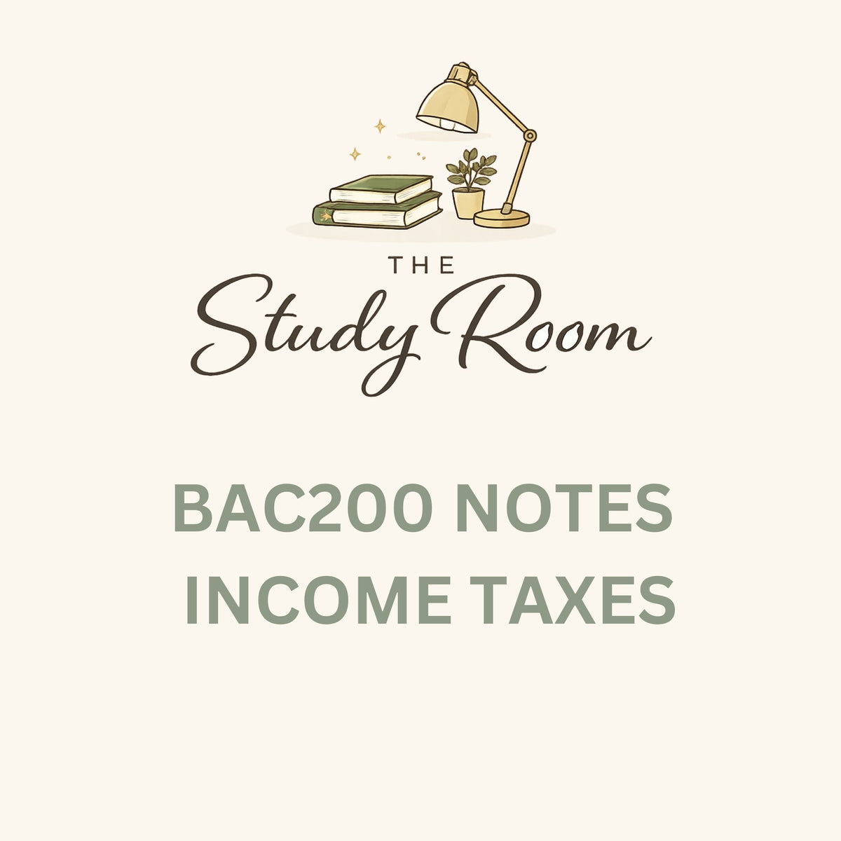 BAC200 NOTES - INCOME TAXES (IAS 12)