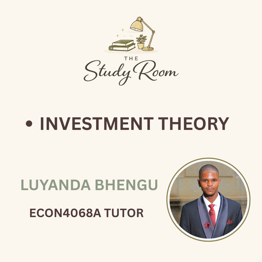 ECON4068A TUTOR CLASS - INVESTMENT THEORY
