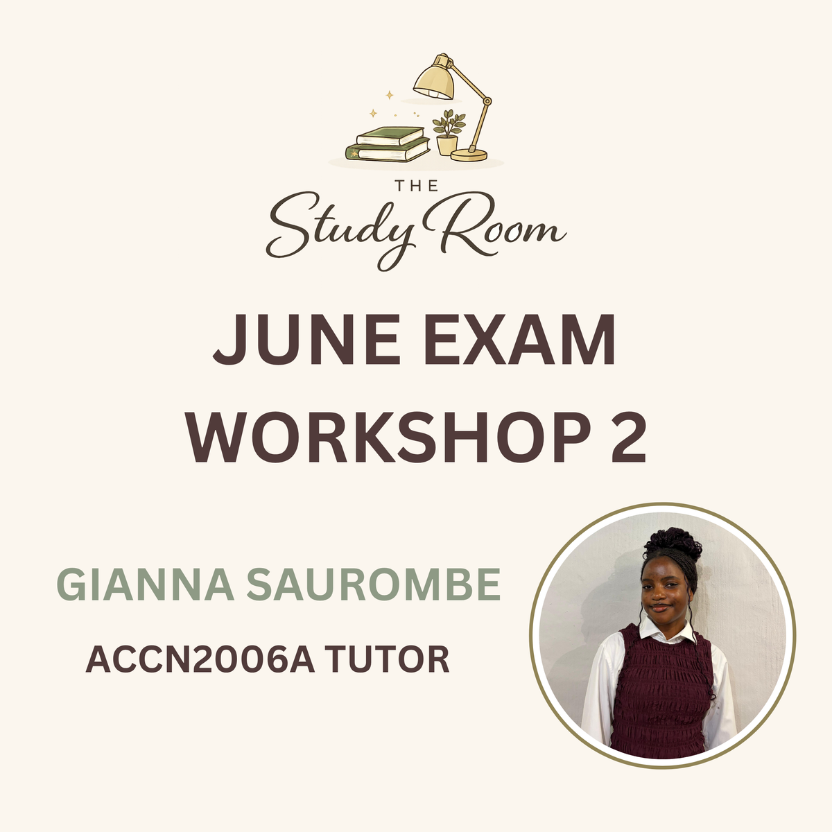 ACCN2006A JUNE EXAM WORKSHOP 2