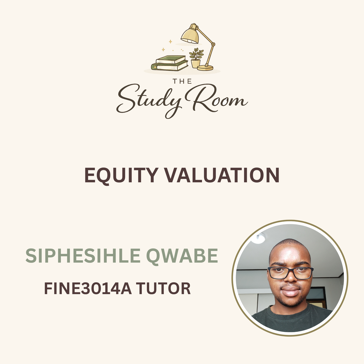 FINE3014A TUTOR CLASS - EQUITY VALUATION