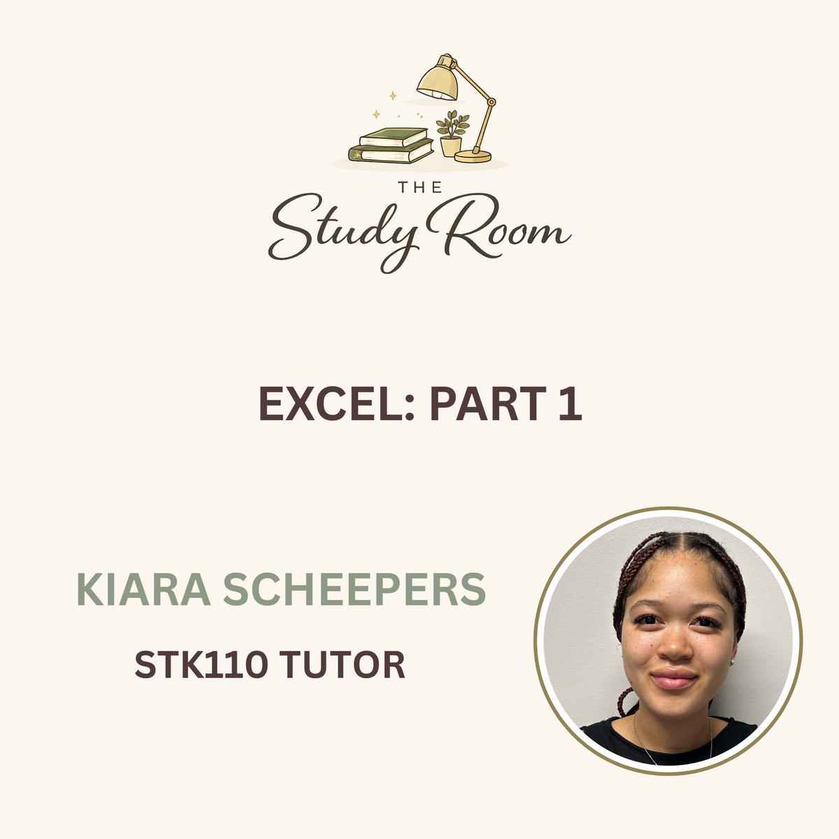 STK110 TUTOR CLASS - EXCEL: PART 1