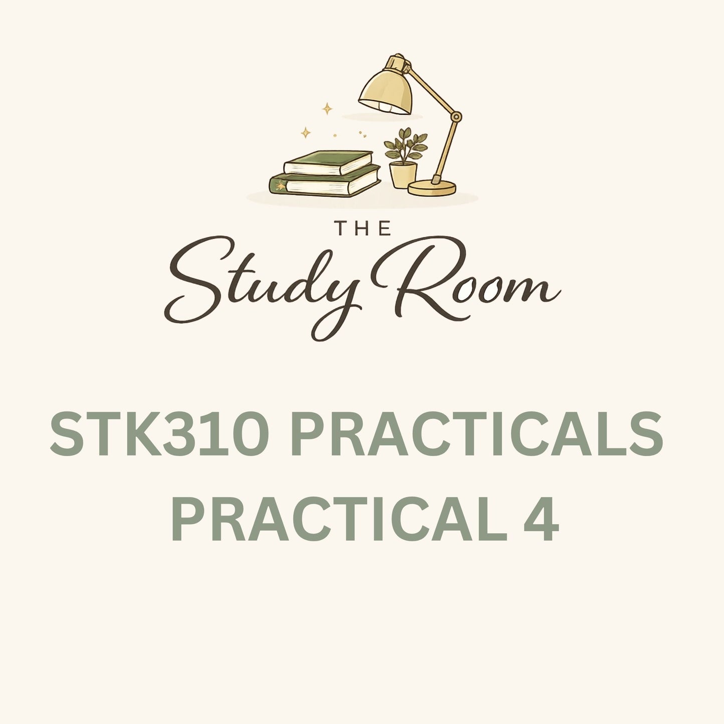 STK310 PRACTICALS - PRACTICAL 4