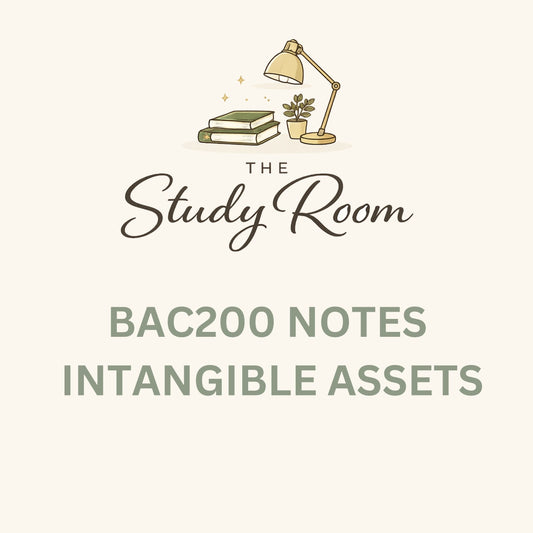 BAC200 NOTES - INTANGIBLE ASSETS (IAS 38)