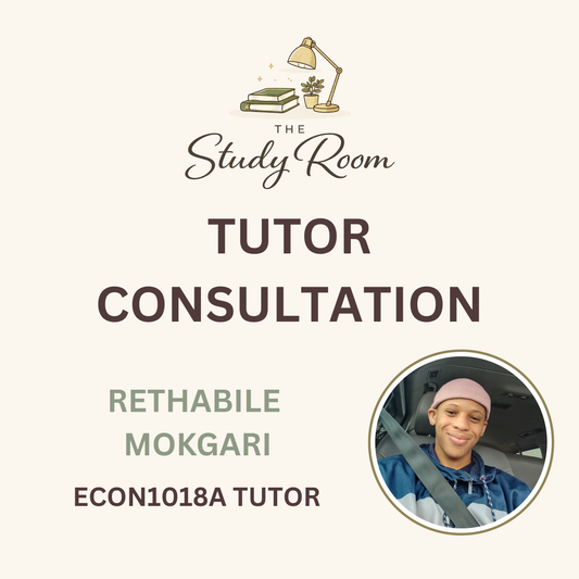 ECON1018A TUTOR CONSULTATION