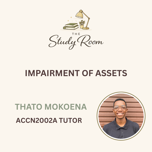ACCN2002A TUTOR CLASS - IMPAIRMENT OF ASSETS