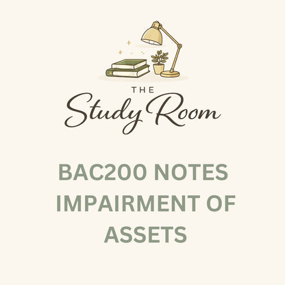 BAC200 NOTES - IMPAIRMENT OF ASSETS (IAS 36)