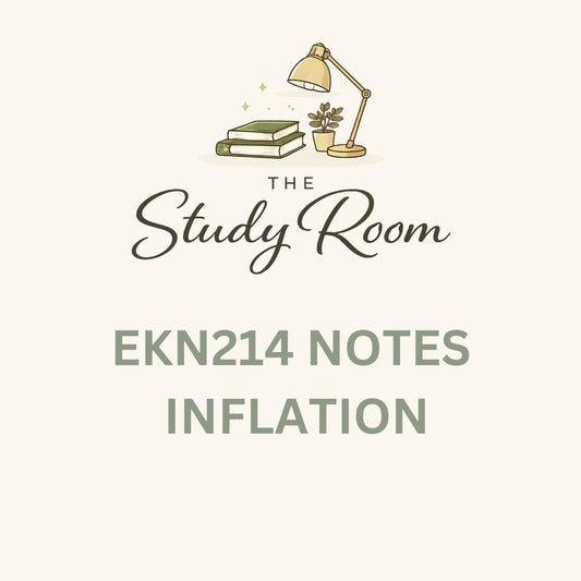 EKN214 NOTES - INFLATION