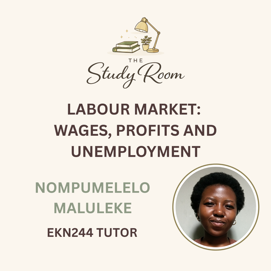 EKN244 TUTOR CLASS - LABOUR MARKET: WAGES, PROFITS AND UNEMPLOYMENT