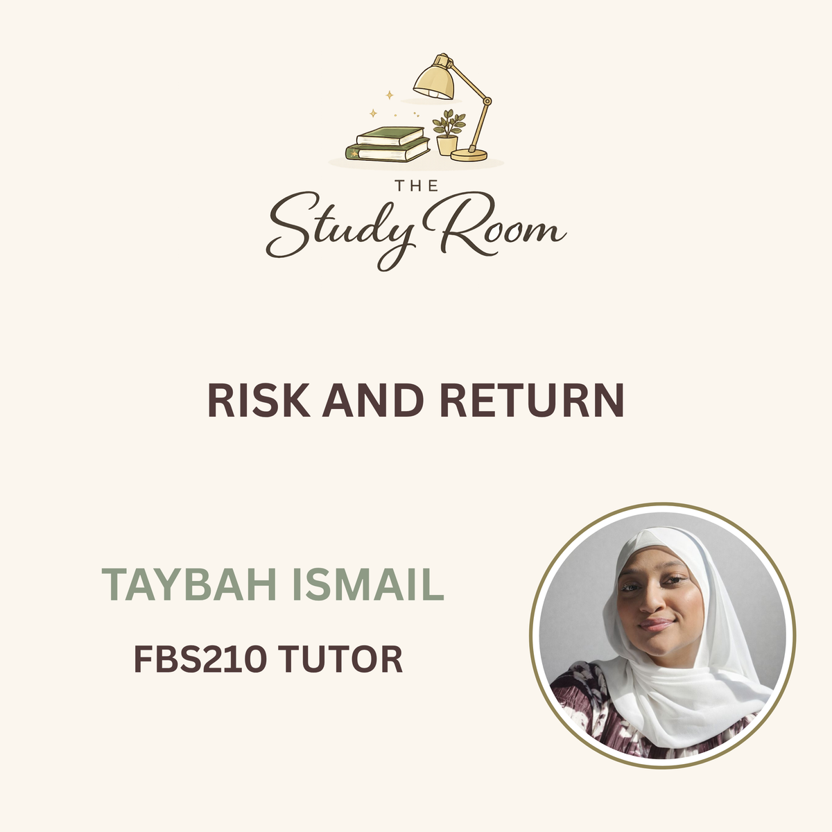 FBS210 TUTOR CLASS - RISK AND RETURN