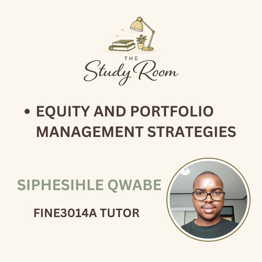 FINE3014A TUTOR CLASS - EQUITY AND PORTFOLIO MANAGEMENT STRATEGIES