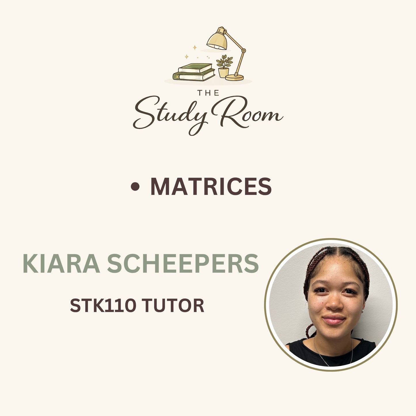 STK110 TUTOR CLASS - MATRICES