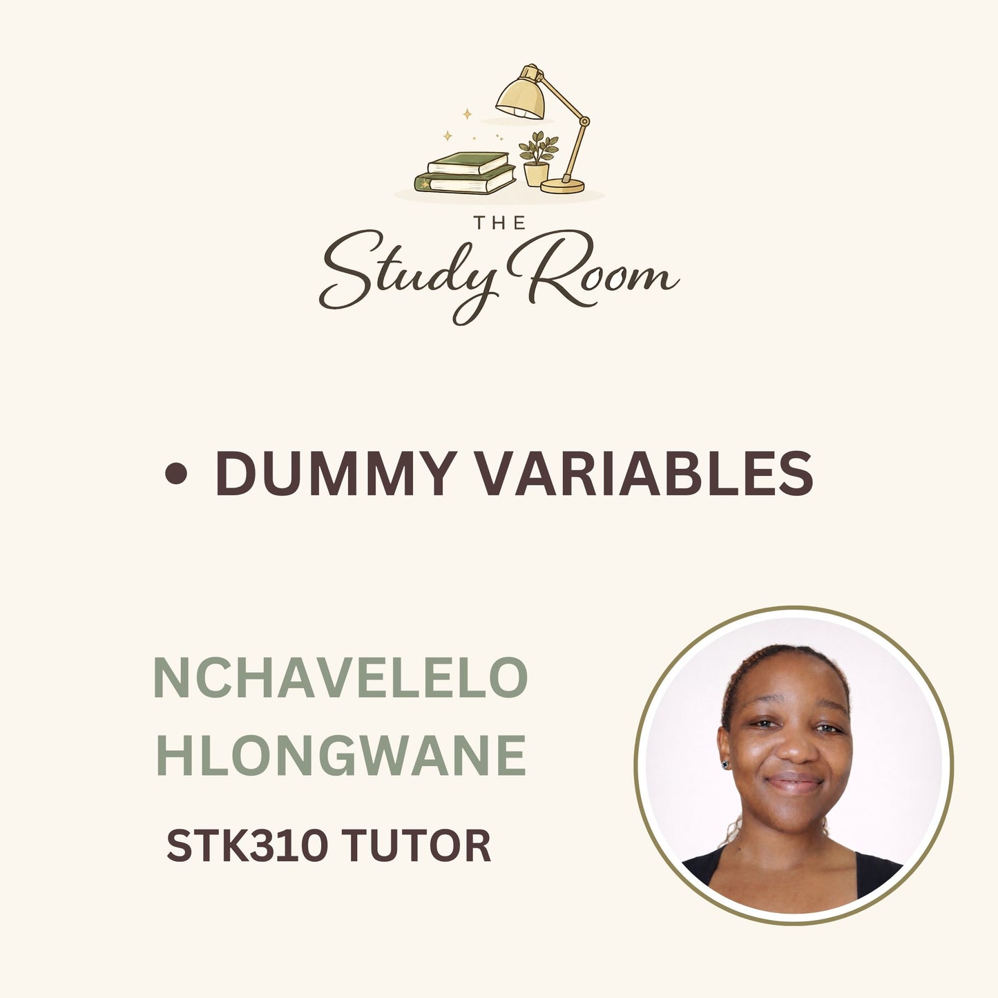 STK310 TUTOR CLASS - DUMMY VARIABLES