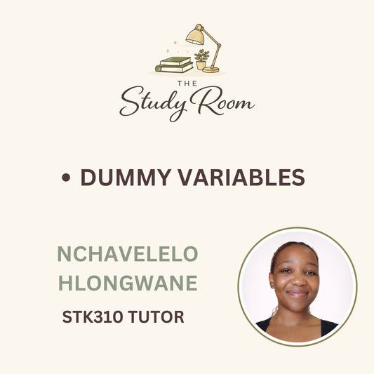 STK310 TUTOR CLASS - DUMMY VARIABLES